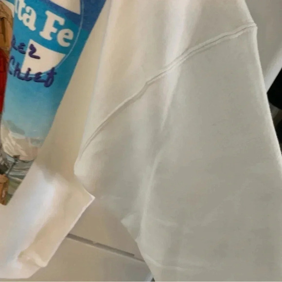 Vintage Lee Santa Fe Super Chief Train White Crewneck Sweater XL - Picture 9 of 11